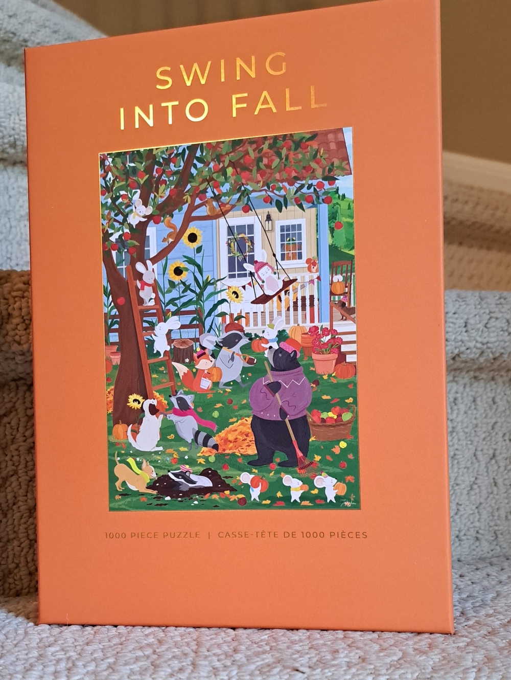 HOBBRY Swing Into Fall 1000 Piece Jigsaw Puzzle. NEW!